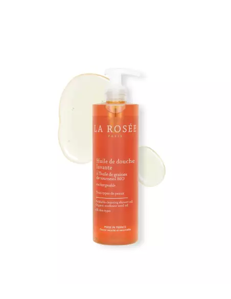 La Rosée Huile de douche Lavante à l'huile de graines de Tournesol  BIO 400mL