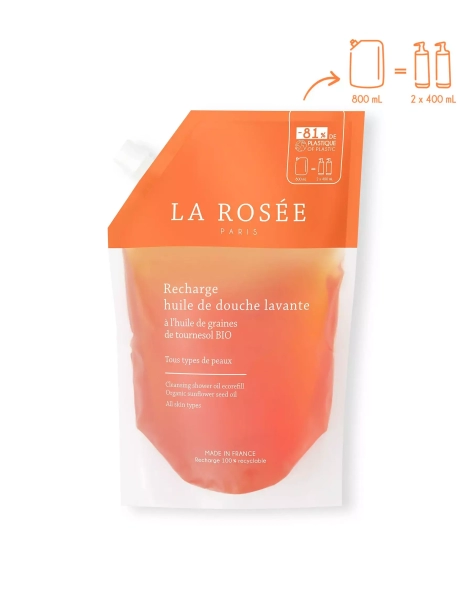 La Rosée Ecorecharge Dusch- und Waschöl mit...