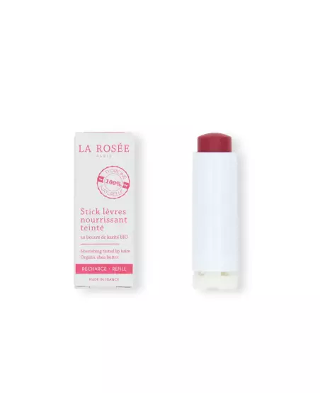 La Rosée Recharge Stick lèvres nourrissant teinté au beurre de Karité BIO 4,5G