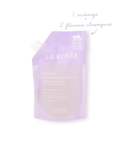 La Rosée écorecharge Shampoing nourrissant   400ml