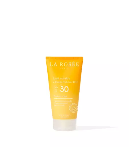 La Rosée lait solaire à l'huile d'abricot  BIO SPF30 150ml