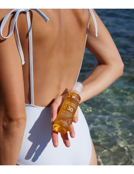 HUILE SOLAIRE À L'HUILE D'ABRICOT BIO SPF30 150ML