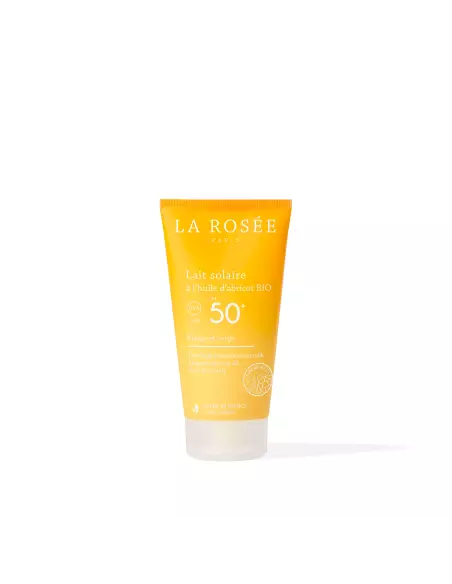 LAIT SOLAIRE À L'HUILE D'ABRICOT BIO SPF50+ 150ML