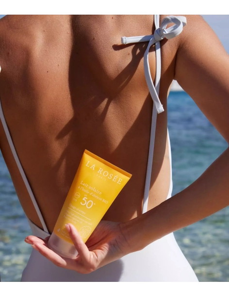 La Rosée lait solaire à l'huile d'abricot BIO  SPF50+ 150ml 2