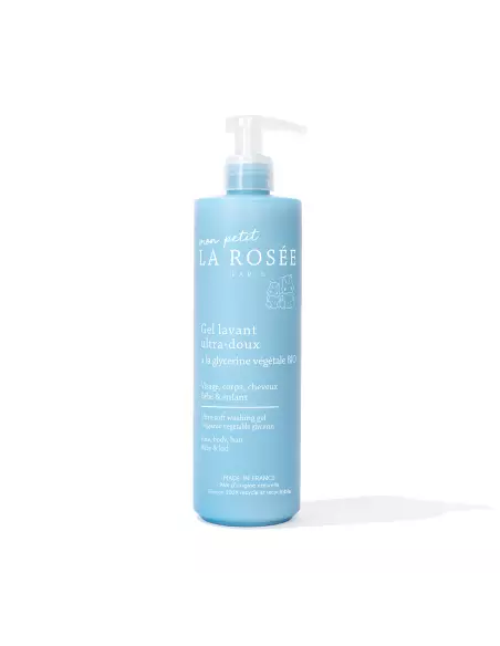 Mon petit La Rosée ultra-gentle cleansing gel with organic vegetable glycerine 400ml