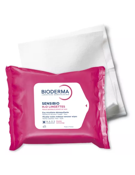 Bioderma Sensibio H2O lingettes 25 lingettes