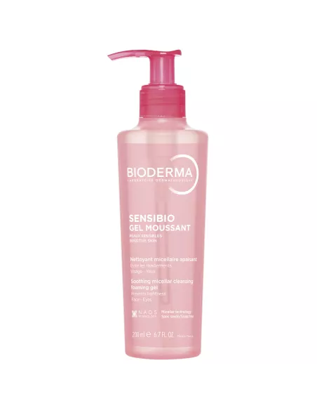 Gel  moussant  Sensibio Flacon pompe 200 ml
