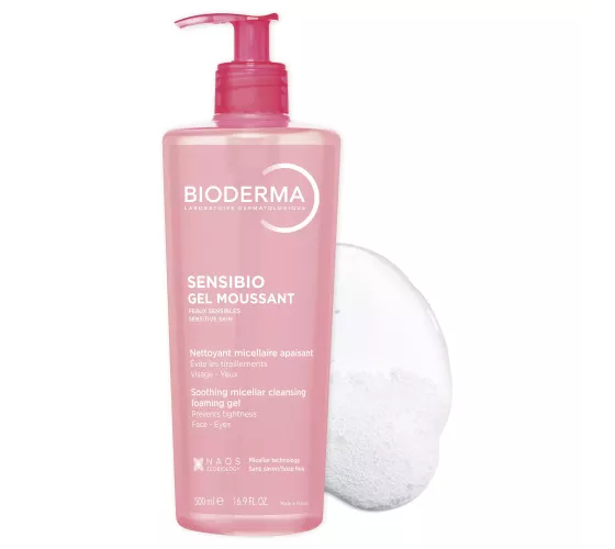 Sensibio Gel moussant Flacon pompe 500 ml