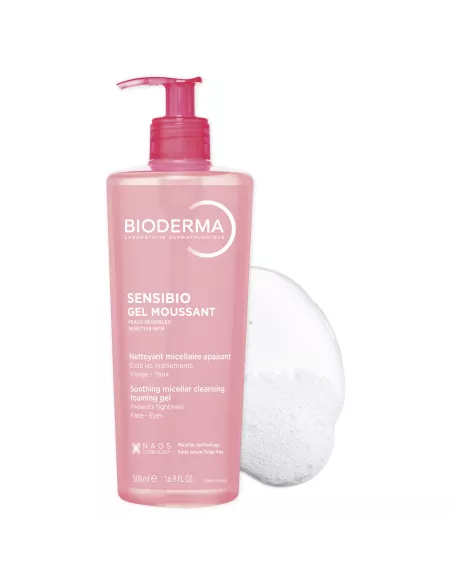Bioderma Sensibio Gel moussant flacon pompe 500 ml
