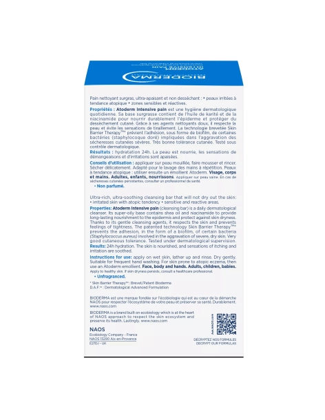 Atoderm Intensive Pain dermatologique 150g 2