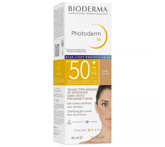 Photoderm M crème teinte dorée SPF 50+ Tube 40ml