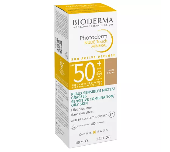 Bioderma Photoderm  NUDE Touch SPF 50+ dorée 40ml