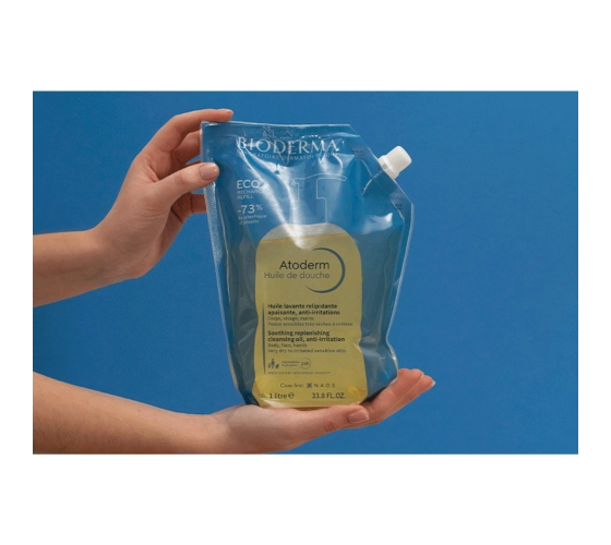 Bioderma Atoderm  Eco-recharge huile de douche 1L