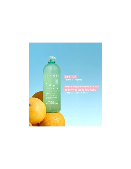 La Rosée anti-imperfection cleansing gel with zinc and organic fruit acids