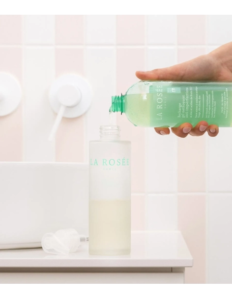 La Rosée Flacon en verre vide à recharger pour gel nettoyant 2