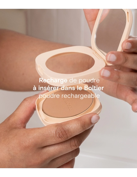 La Rosée Compact foundation powder refill - medium dark