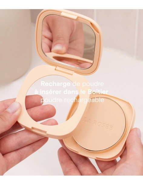 La Rosée recharge poudre de teint compacte - teinte claire 2