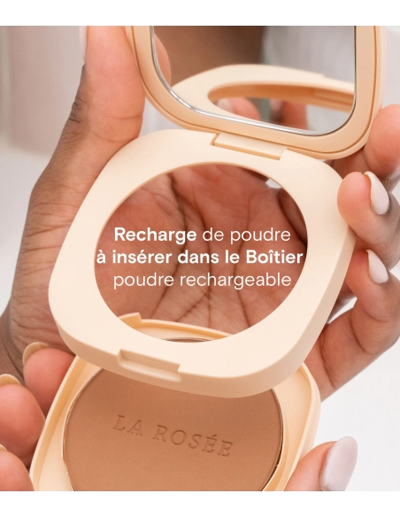 La Rosée nachfüllen Kompaktpuder - dunkler Farbton