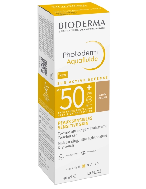 Bioderma Photoderm Aquafluide SPF 50+ Dorée tube 40ml