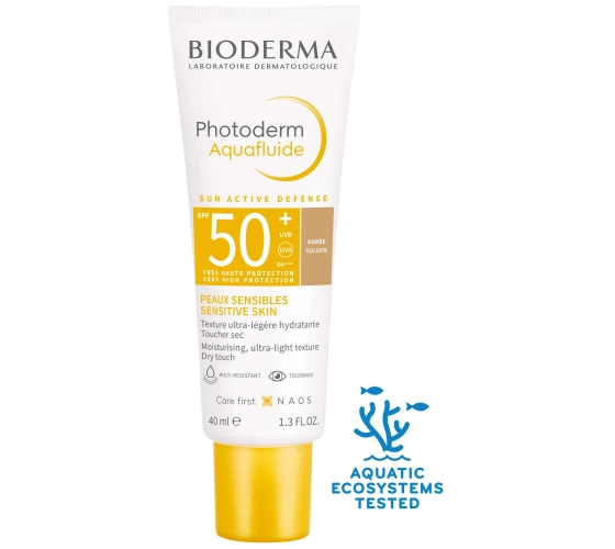 Bioderma Photoderm Aquafluide SPF 50+ Gold tube...