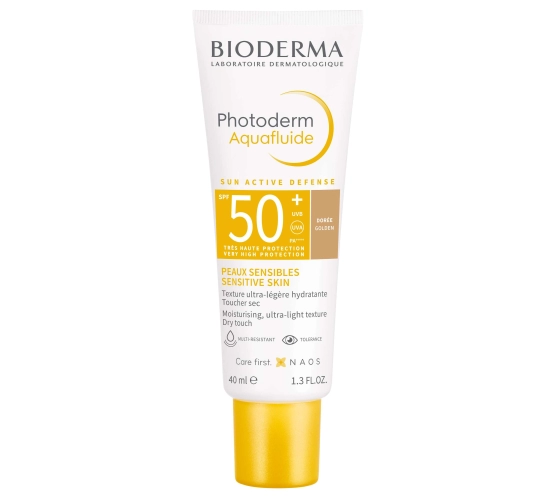 Bioderma Photoderm Aquafluide SPF 50+ Gold tube...
