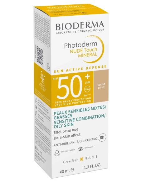 Bioderma Photoderm Nude Touche SPF 50+ Klar 40ml