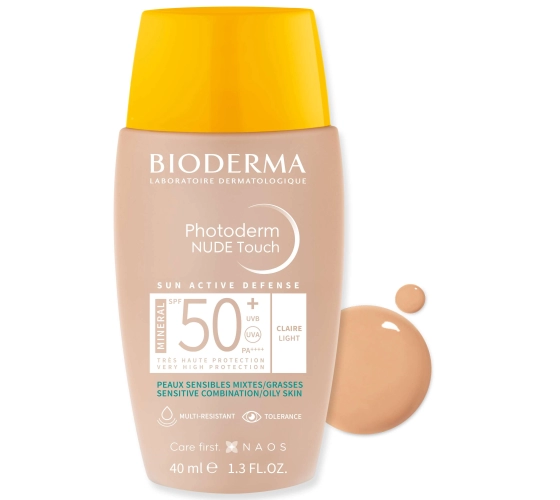Bioderma Photoderm Nude Touche SPF 50+ Klar 40ml