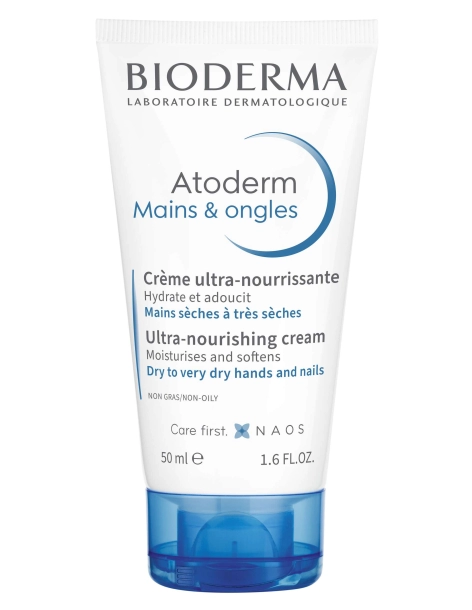 Bioderma Atoderm crème mains et ongles tube 50ml