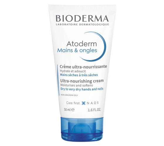 Bioderma Atoderm crème mains et ongles tube 50ml