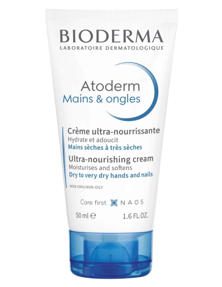 Bioderma Atoderm crème mains et ongles tube 50ml