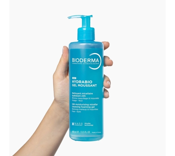 Bioderma Hydrabio Gel moussant Flacon 400ml