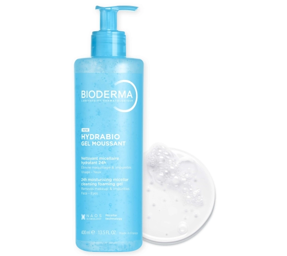 Bioderma Hydrabio Gel moussant Flacon 400ml